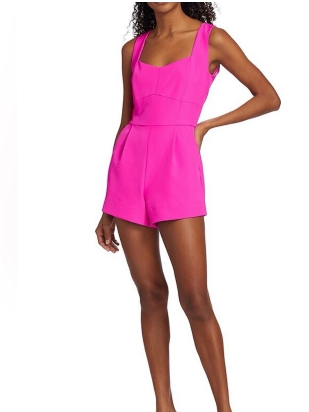Revolve Generation Love Bright Fuchsia Sleeveless Romper